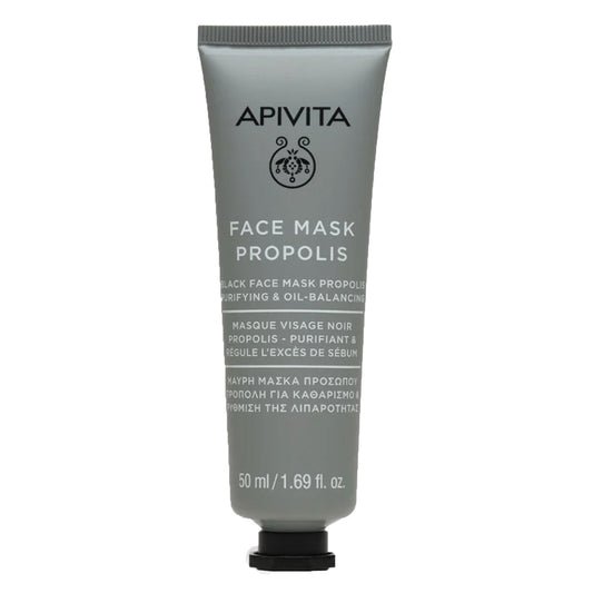 Apivita Black Face Mask Propolis is a historic remedy from the Mediterranean. It is formulated with 91% Natural Ingredients and effectively purifies and balances oily, acne-prone skin.
