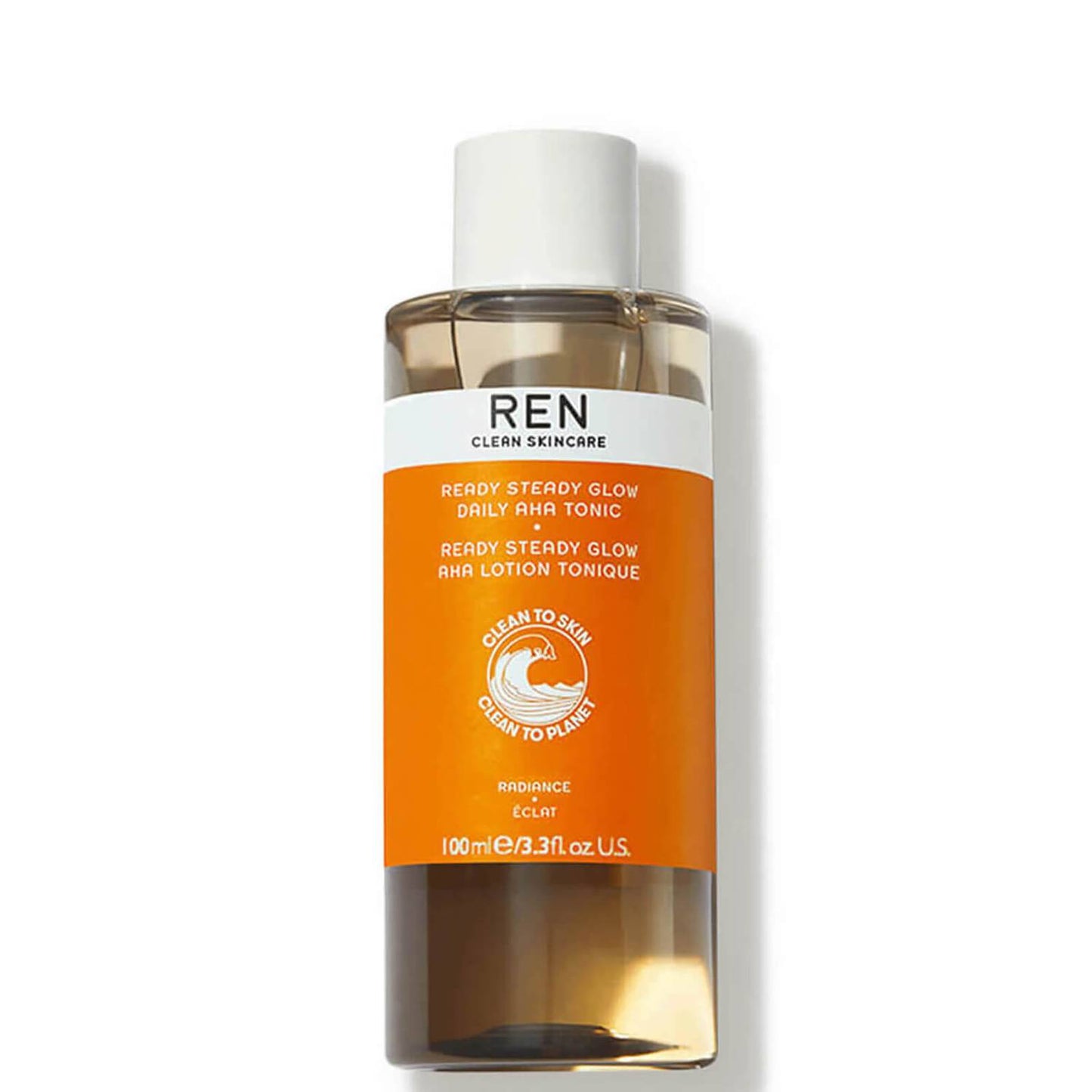 Ready Steady Glow Toner by REN Skincare with Exfoliating AHA and BHA is here to brighten, clarify and refine your skin.