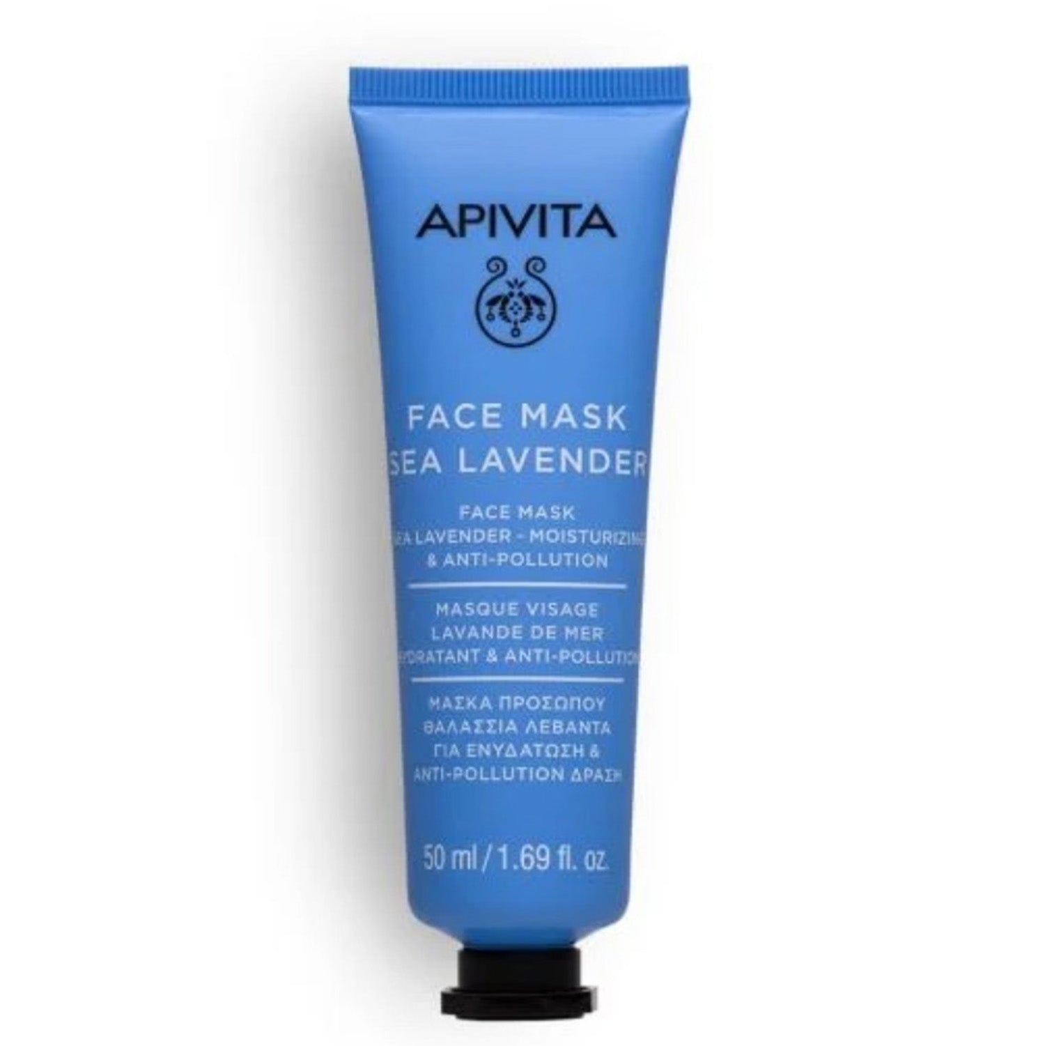 Apivita Face Mask with Sea Levander is formulated with 97% natural ingredients and is suitable for all skin types. It offers cooling, moisturising properties along with sea lavender extract to rejuvenate the skin.