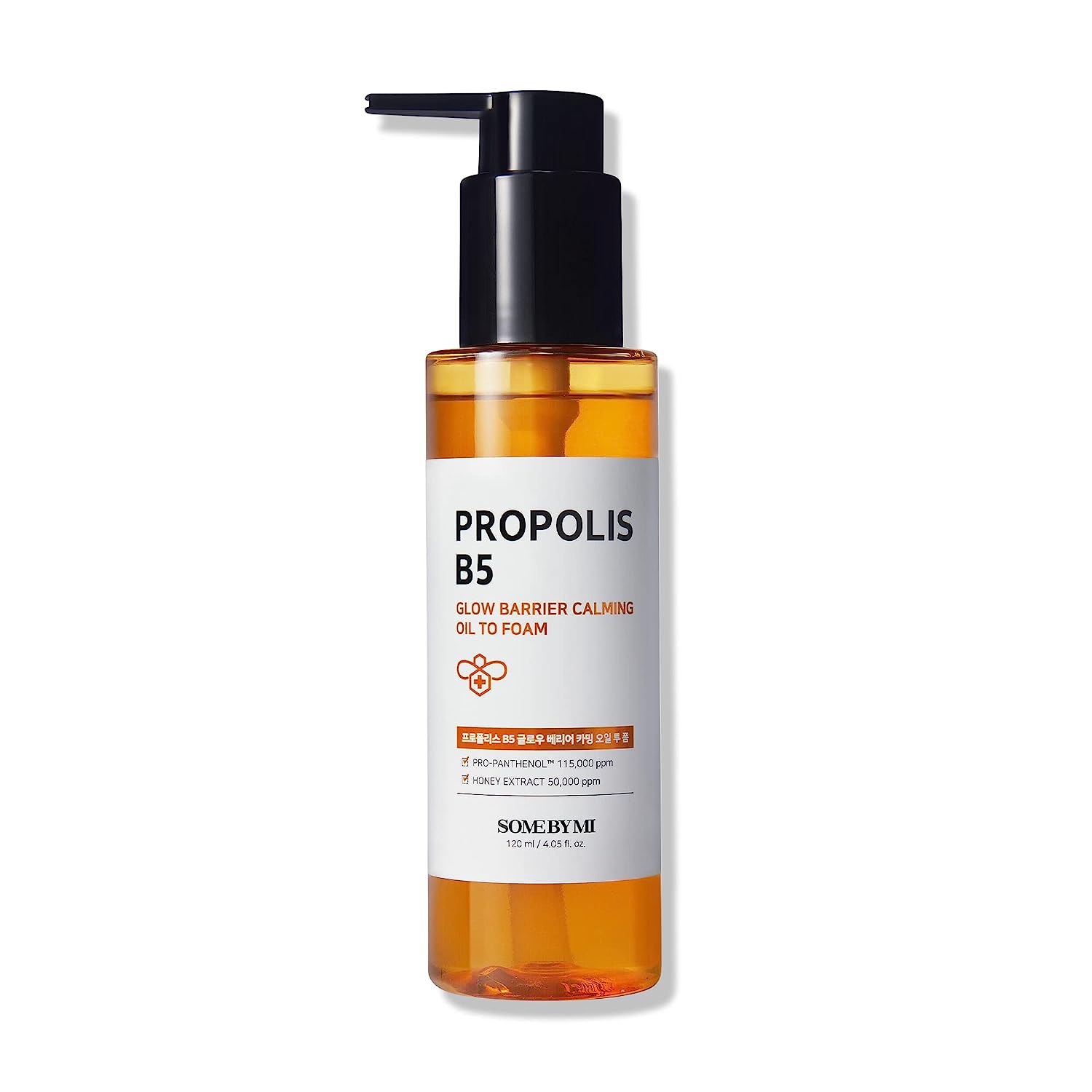 Propolis B5 Glow Barrier Calming Oil to Foam is an ideal 2 in 1 product for double cleansing.