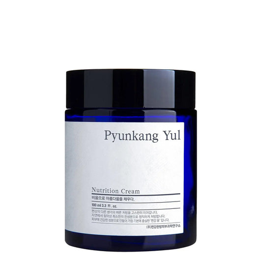 Puynkang Yul Nutrition cream is rich in powerful Milk Vetch root extract renowned for its anti-inflammatory, antioxidant, and skin-supporting properties, this potent yet quickly-absorbed nutrient cream includes Beeswax, macadamia, and shea butter to help keep skin's balance for a healthy glow.