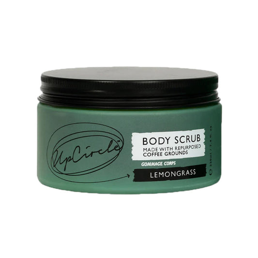 UpCircle Coffee Body Scrub with Lemongrass is a groundbreaking product from sustainable beauty brand UpCircle. is housed in 100% plastic-free packaging, is vegan and cruelty-free and made in the UK.