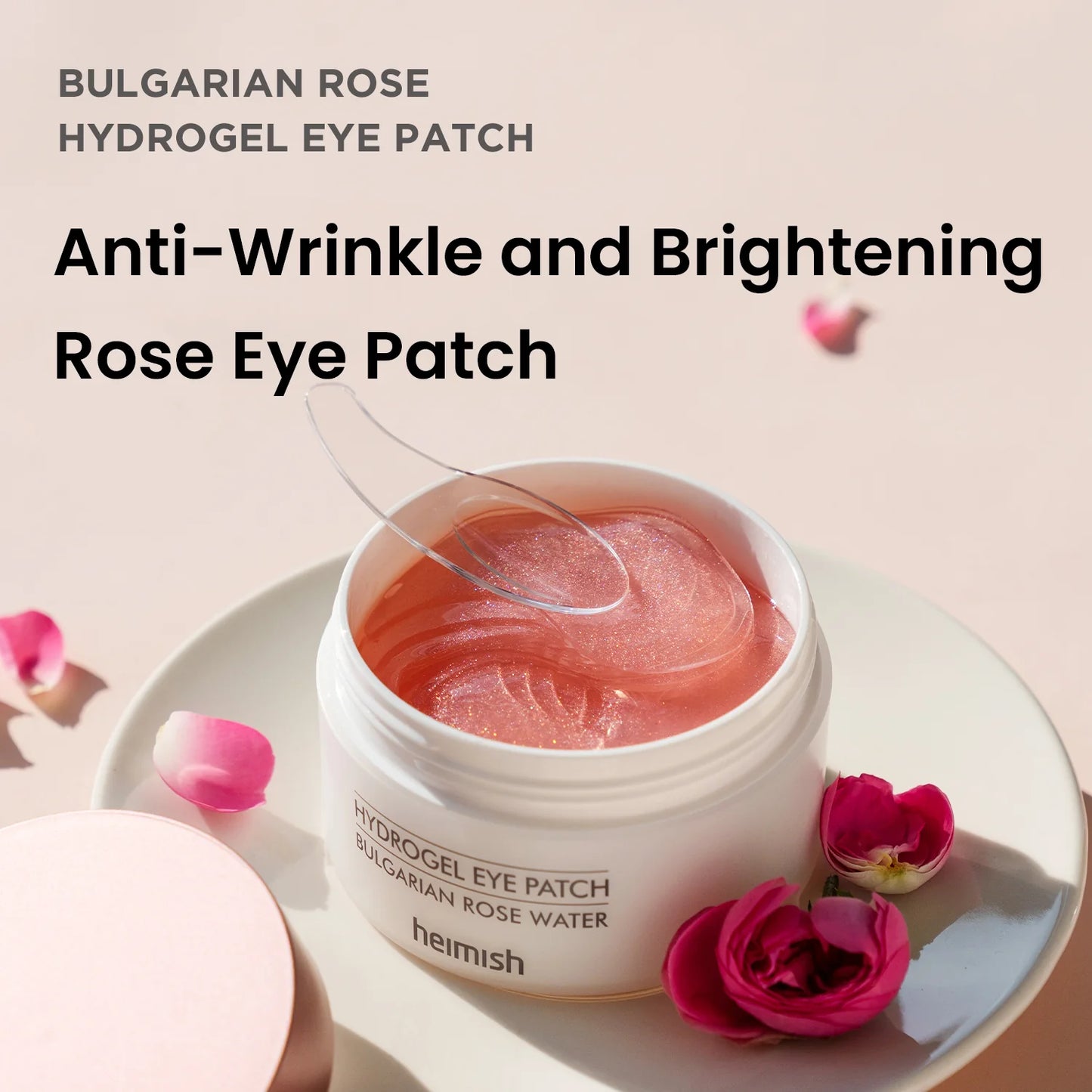 Bulgarian Rose Hydrogel Eye Patch is anti-wrinkle and brightening. 