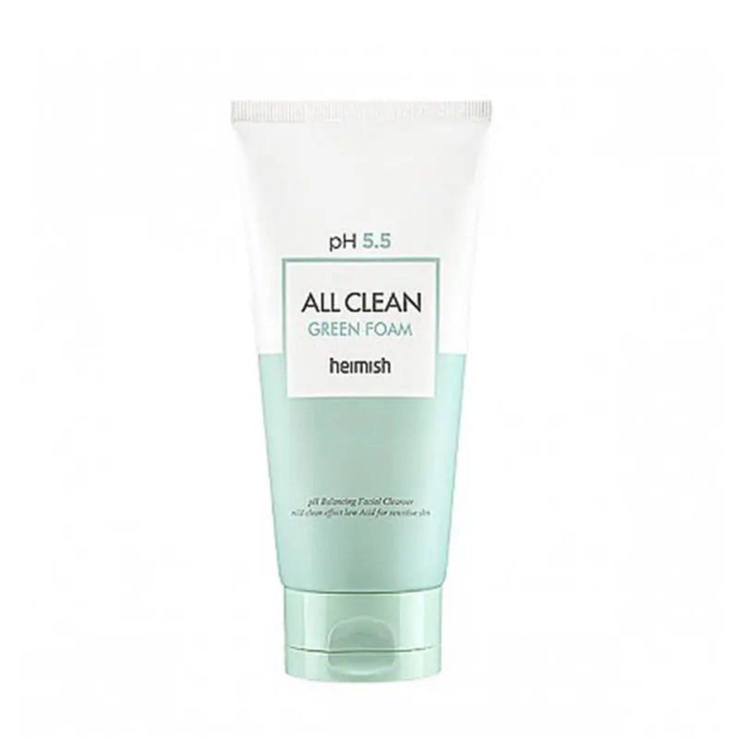 Heimish All Clean Green Foam Cleaner is vegan and cruelty-free cleanser also offers lightweight moisture for healthy, nourished skin.